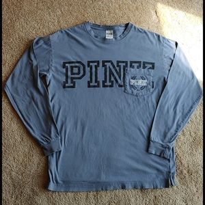 Blue "Pink" Long-sleeve